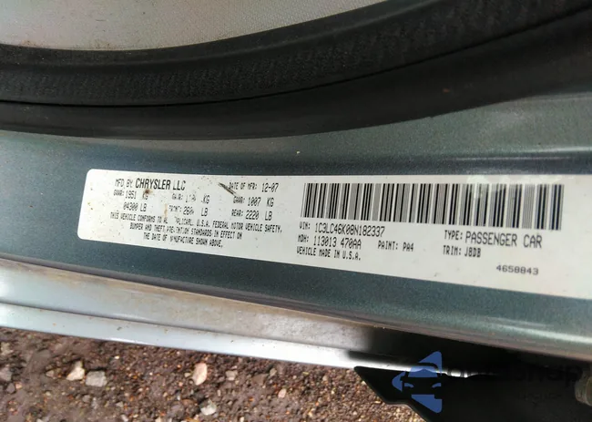 1C3LC46K08N182337: 43003800