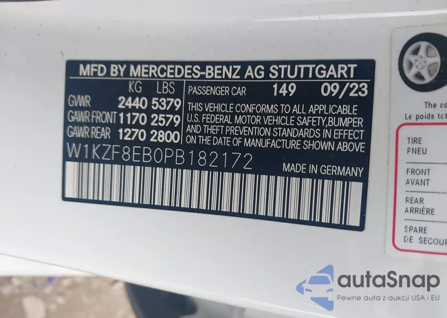 W1KZF8EB0PB182172: 43003166