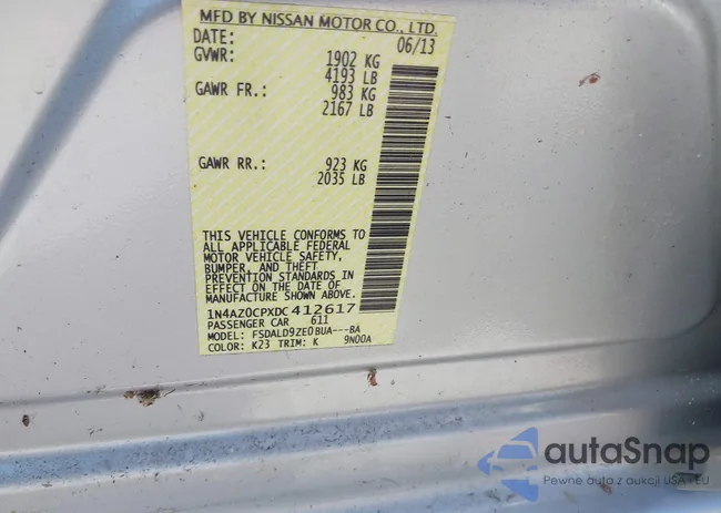 1N4AZ0CPXDC412617: 43004334