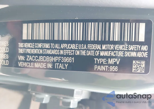 ZACCJBDB9HPF39661: 43004382