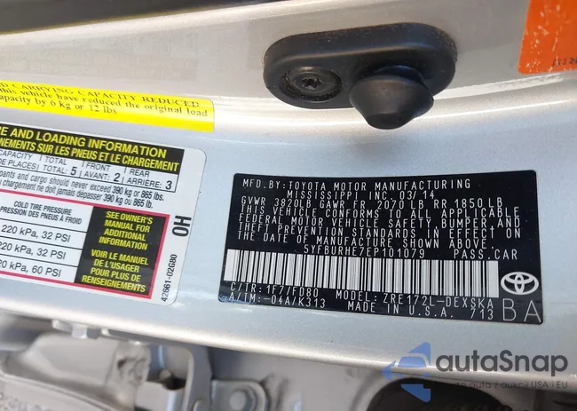 5YFBURHE7EP101079: 43004544