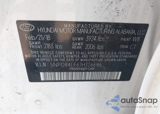 5NPD84LF6JH326696: 43004680