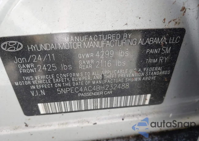 5NPEC4AC4BH232488: 43004751