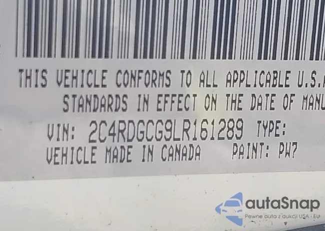 2C4RDGCG9LR161289: 43004770