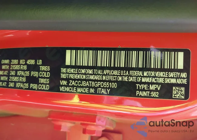 ZACCJBAT8GPD55100: 43004154