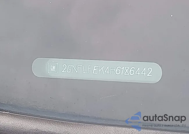 2GNFLFEK4H6186442: 43004276