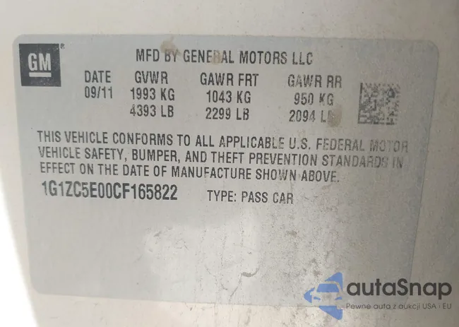 1G1ZC5E00CF165822: 43005302