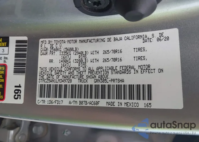 3TMCZ5AN1LM349728: 43005473