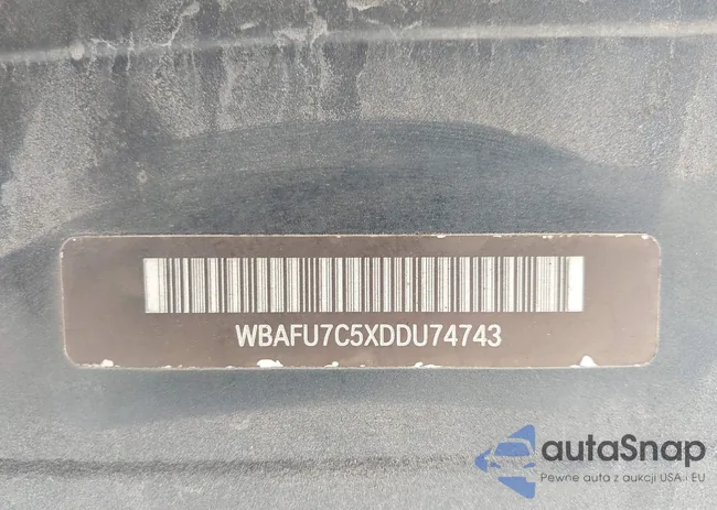 WBAFU7C5XDDU74743: 43005513