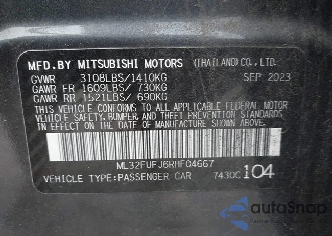 ML32FUFJ6RHF04667: 43005525