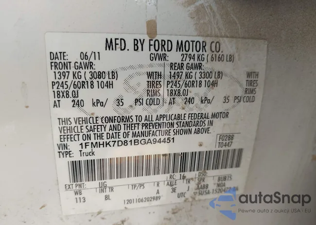 1FMHK7D81BGA94451: 43005694