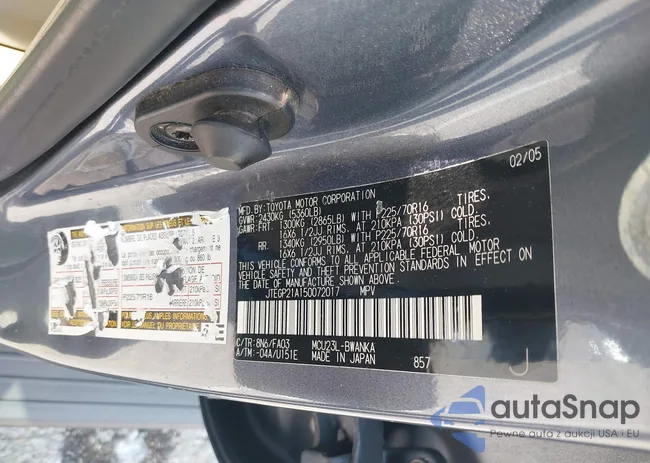 JTEGP21A150072017: 43005138