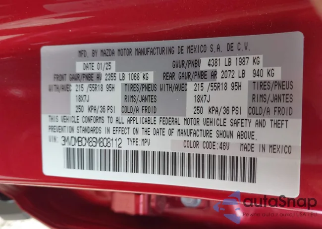 3MVDMBCM8SM808112: 43005223