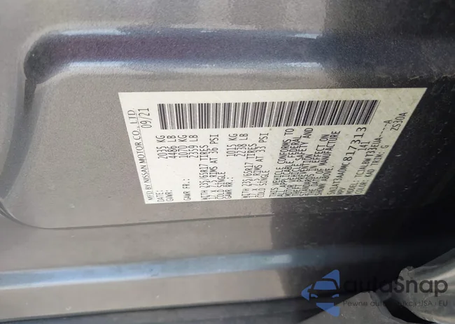 5N1AT3AA0MC817313: 43005241