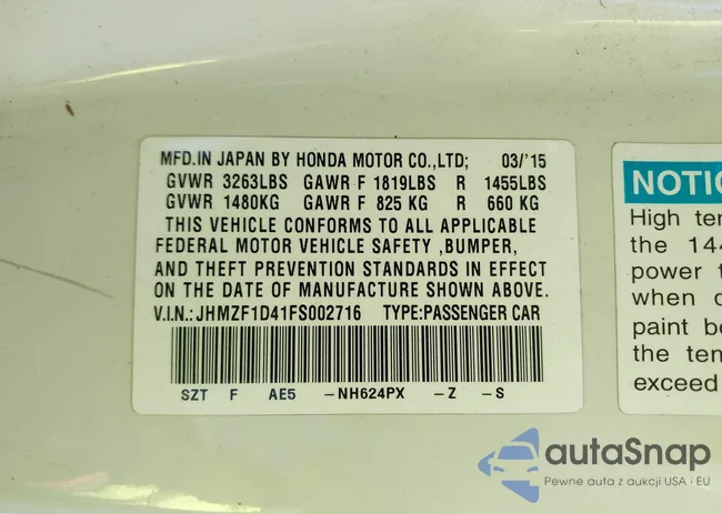 JHMZF1D41FS002716: 43006569