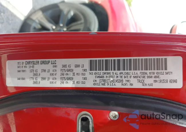 1D7RB1CT2AS145209: 43006619