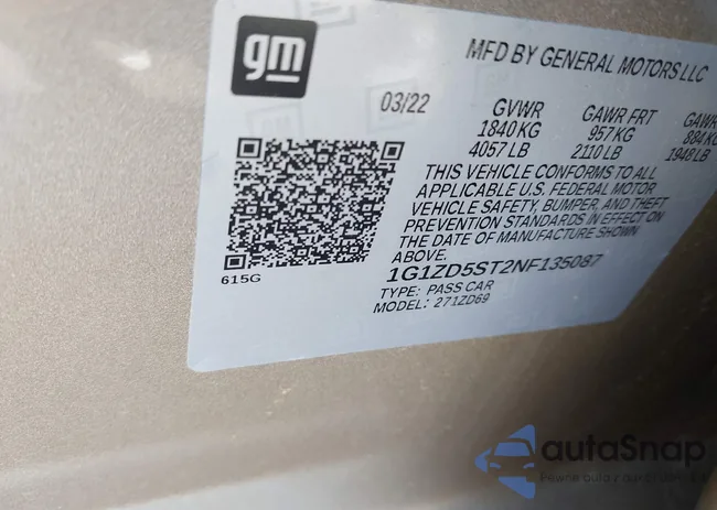 1G1ZD5ST2NF135087: 43006688