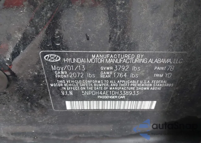 5NPDH4AE1DH338933: 43006880