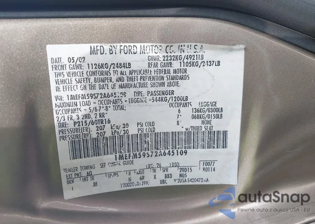 1MEFM59S72A645109: 43006250