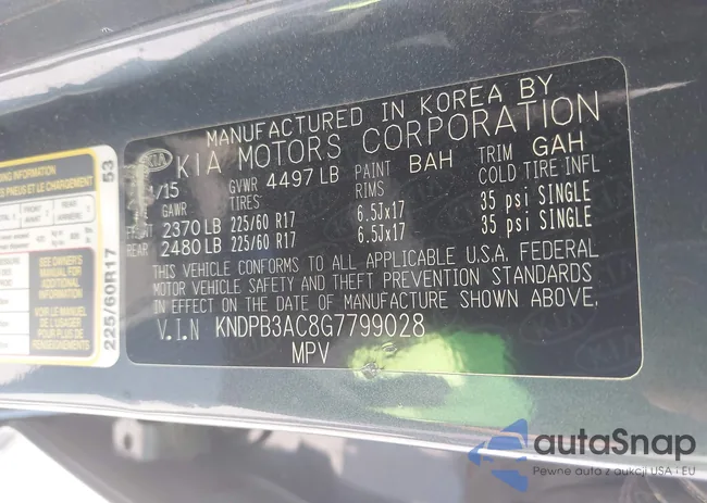 KNDPB3AC8G7799028: 43007435