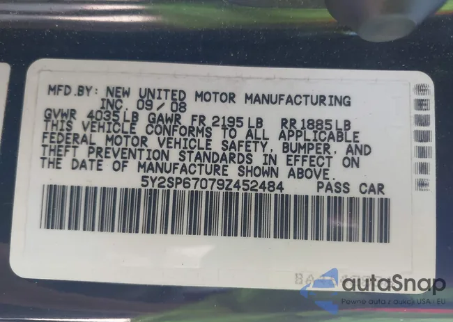 5Y2SP67079Z452484: 43007722