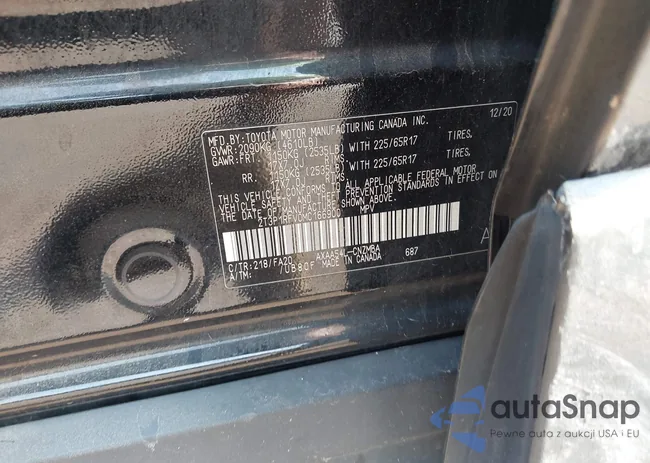 2T3P1RFV0MC166900: 43007127