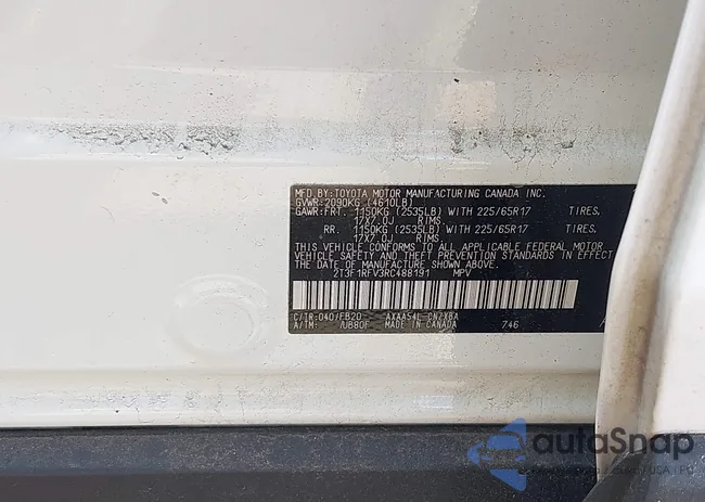 2T3F1RFV3RC488191: 43008287