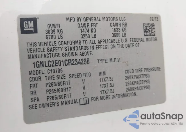 1N4BL3AP9DN501951: 43008342