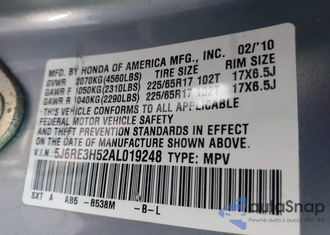 5J6RE3H52AL019248: 43008466