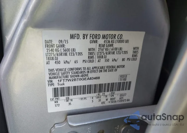 1FT7W2BT0GEA83488: 43008686