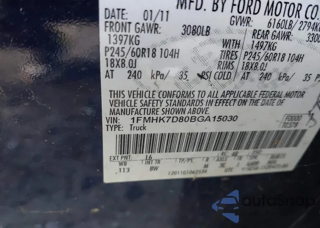 1FMHK7D80BGA15030: 43008819