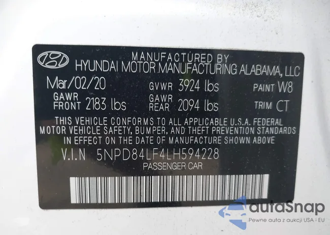 5NPD84LF4LH594228: 43007914