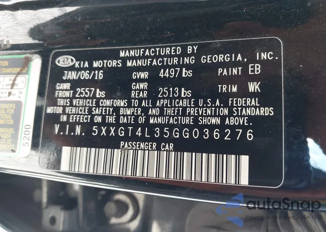 5XXGT4L35GG036276: 43008000