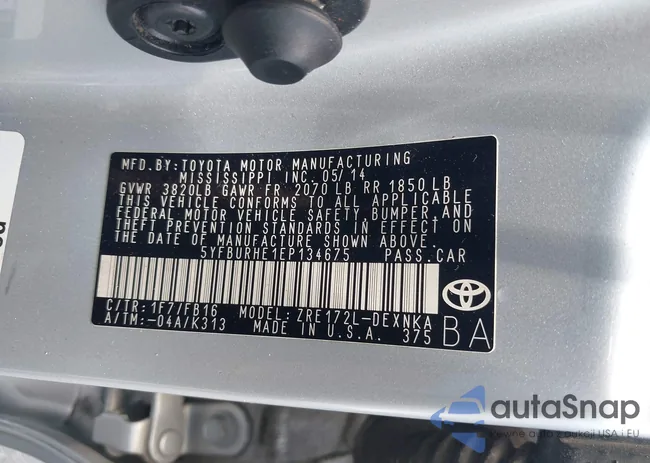 5YFBURHE1EP134675: 43009339