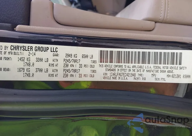 1C4RJFAG7EC421948: 43009540