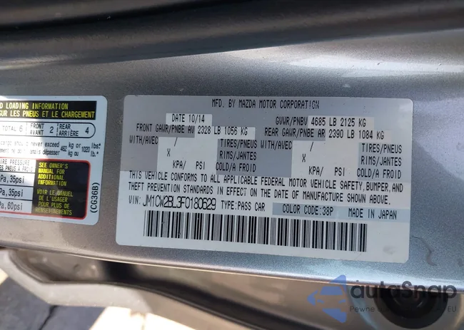 JM1CW2BL3F0180629: 43009613