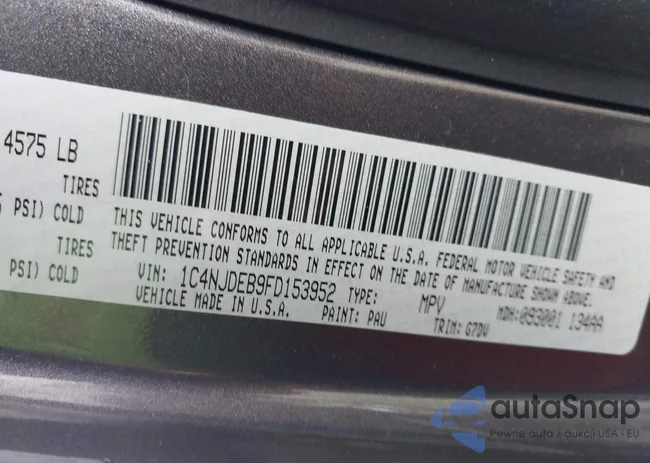 1C4NJDEB9FD153952: 43009683