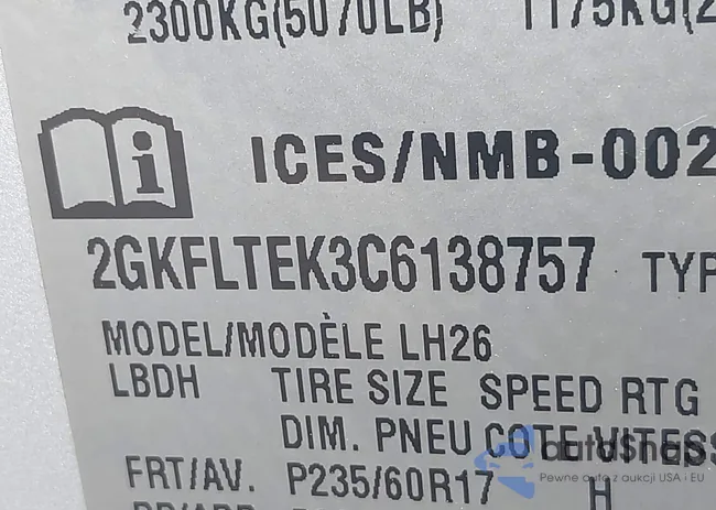 2GKFLTEK3C6138757: 43009796