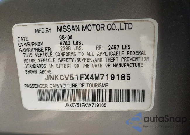 JNKCV51FX4M719185: 43008886