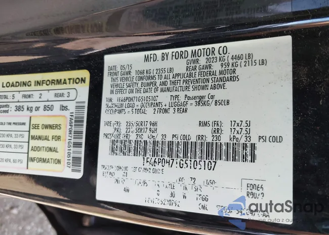 1FA6P0H71G5105107: 43008972