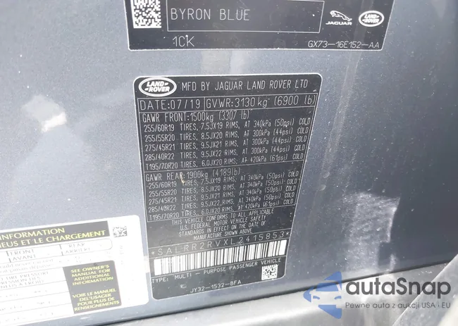 SALRR2RVXL2415853: 43009163