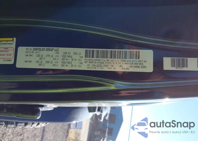 1C4HJWEG5CL143067: 43010344