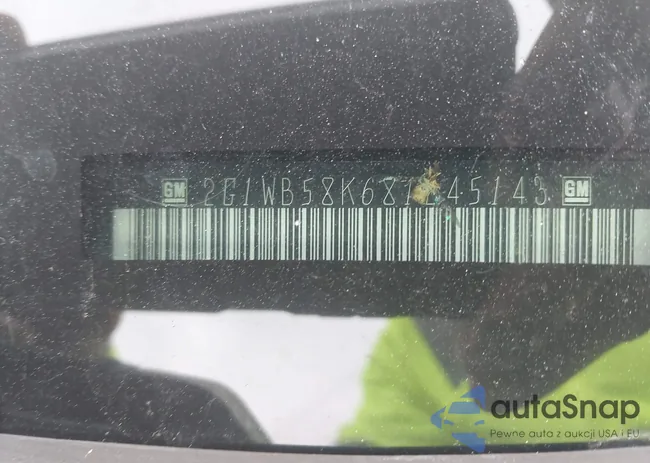 2G1WB58K681245143: 43010397