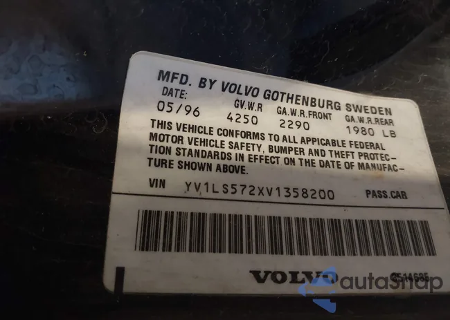 YV1LS572XV1358200: 43010744