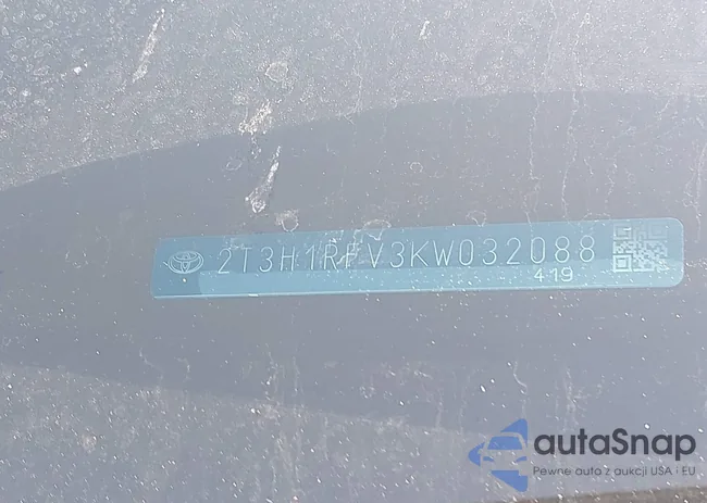 2T3H1RFV3KW032088: 43010812