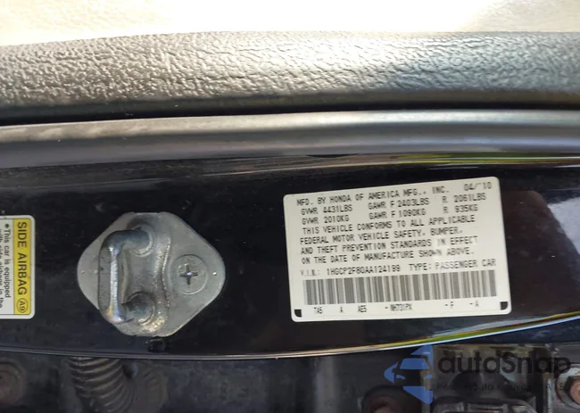 1HGCP2F80AA124199: 43010836