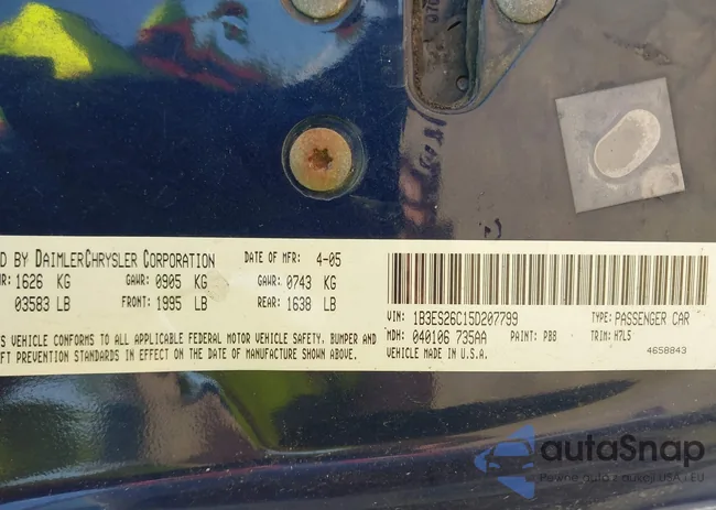 1B3ES26C15D207799: 43010155