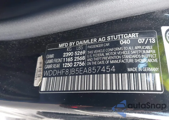 WDDHF8JB5EA857454: 43011393