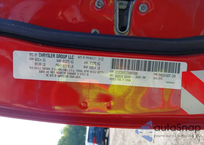 2C3CDXHG1CH207268: 43011447