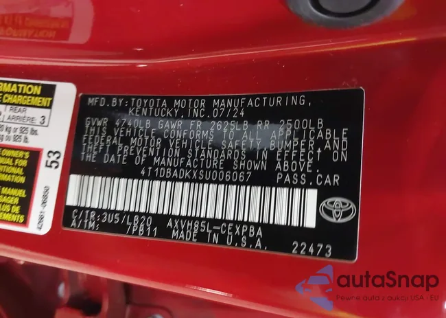 4T1DBADKXSU006067: 43011622